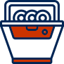 dishwasher appliances icon
